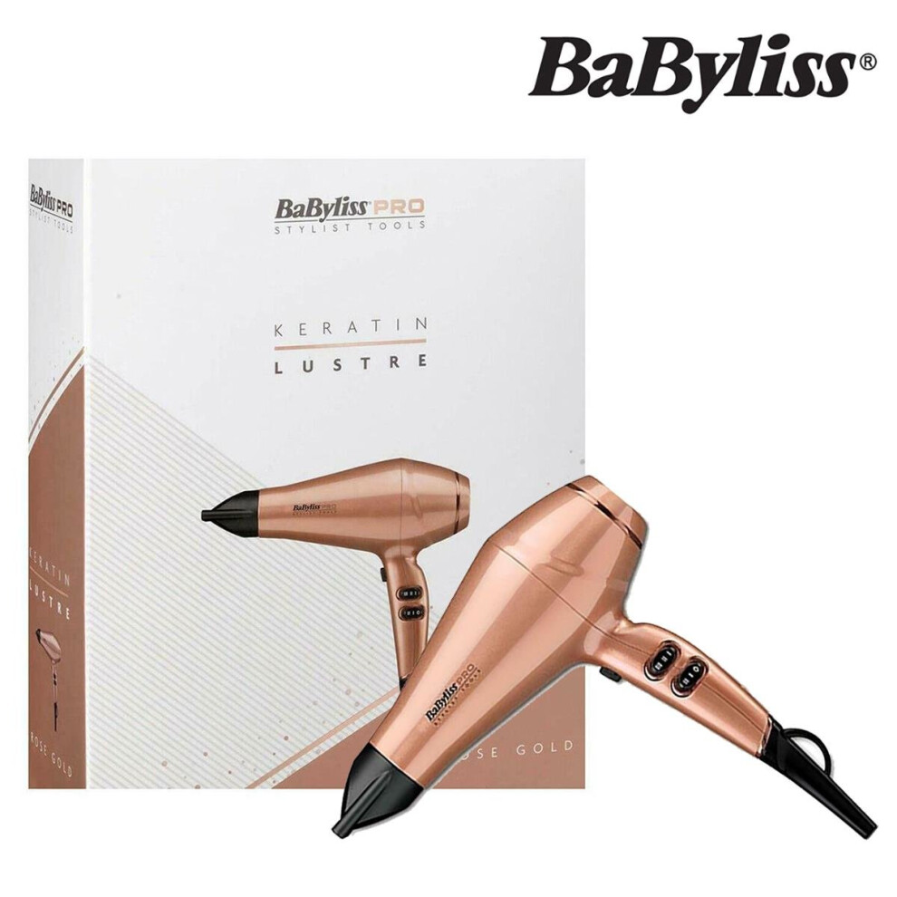 BaByliss Pro BAB6395CU Keratin Lustre Ionic Hair Dryer 2300W Ceramic Plates