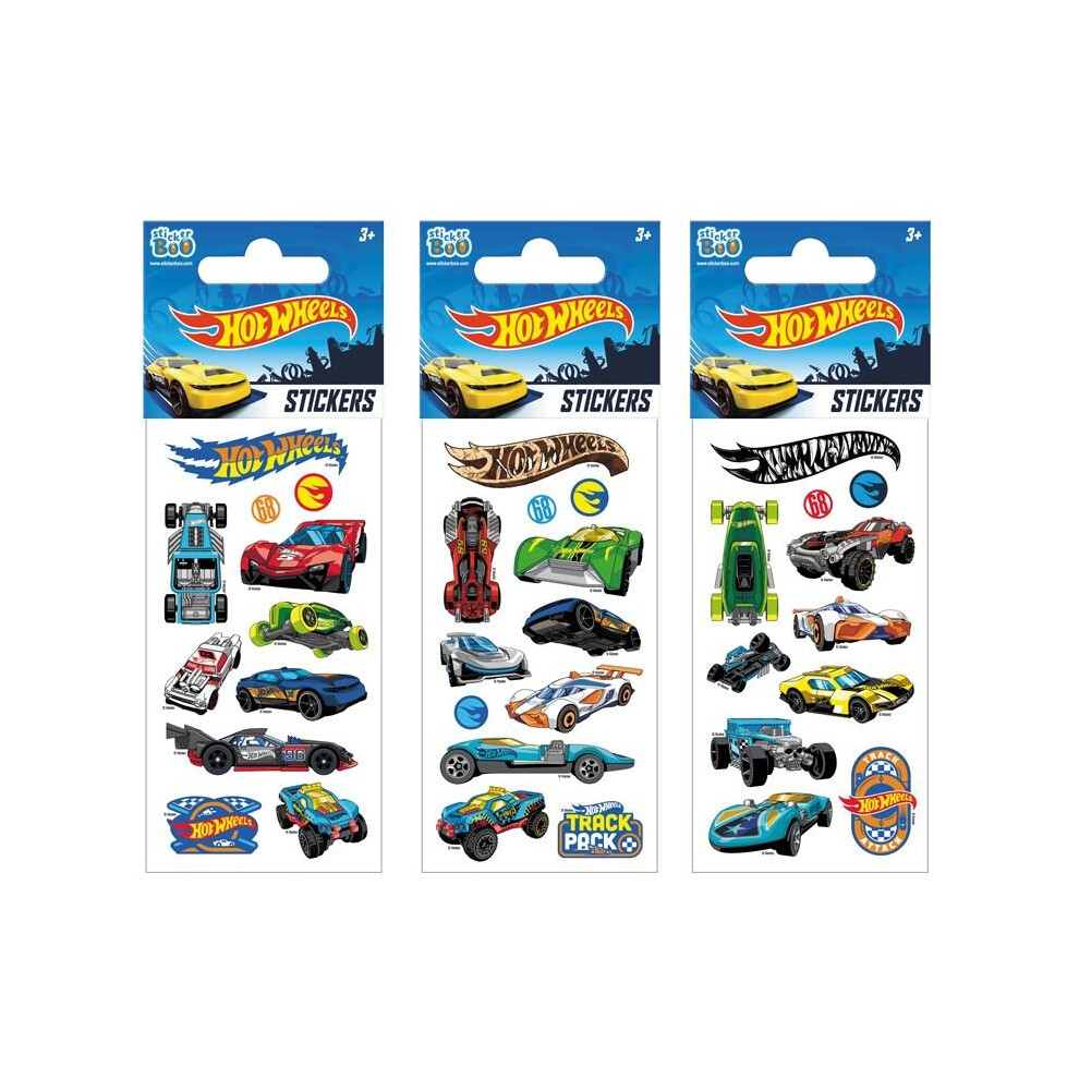 1 x Quality Sticker Sheets | HOT WHEELS | Party Bags & Decoration