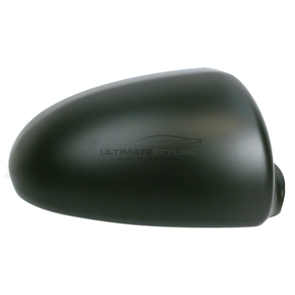Smart Fortwo Mk2 Coupe 9/2007-4/2015 Wing Mirror Cover Cap Paintable Drivers Side (Rh) Black 5054808114181