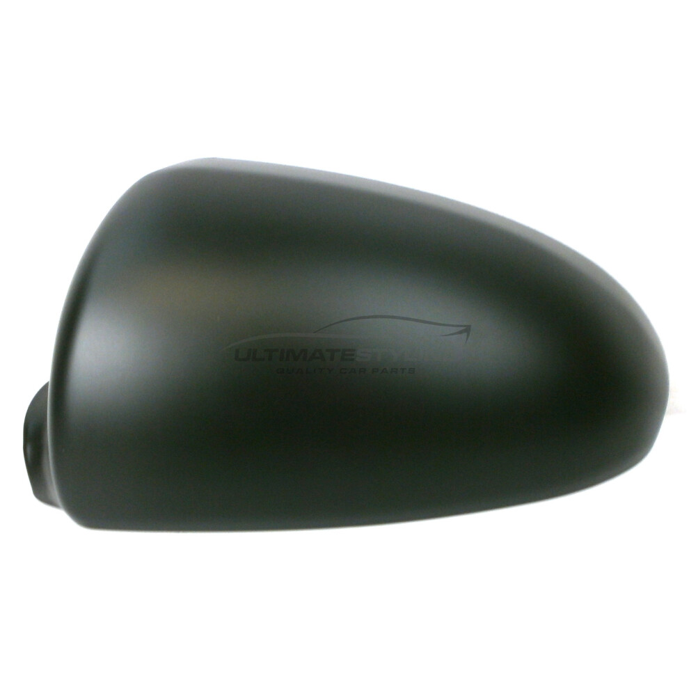Smart Fortwo Mk2 Coupe 9/2007-4/2015 Wing Mirror Cover Cap Paintable Passenger Side (Lh) Black 5054808114204