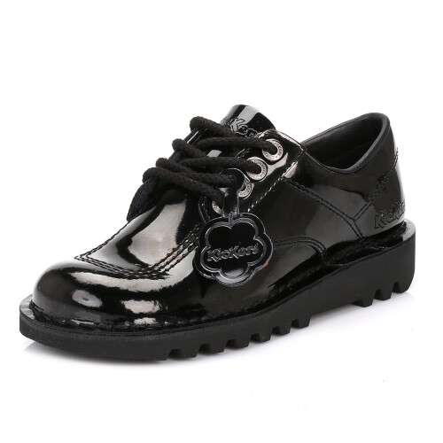 KicKers (UK 8) Kickers Kick Lo M Core Black Patent Boots 2