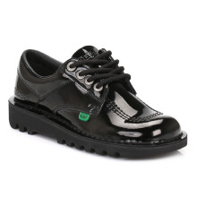 (UK 6.5) Kickers Kick Lo M Core Black Patent Boots