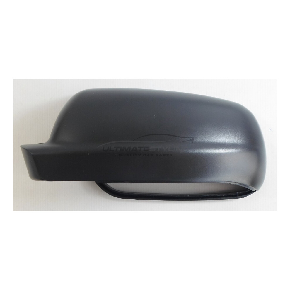 Volkswagen Bora Saloon 1999-2005 Wing Mirror Cover Cap Textured Passenger Side (Lh) Black 5054808146427