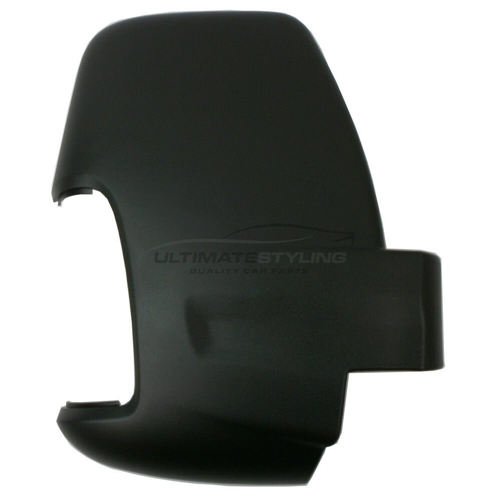 Ford Transit Mk8 V363 Van 3/2014-> Wing Mirror Cover Cap Textured Drivers Side (Rh) Black 5054808082466