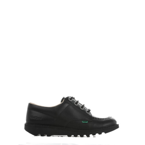 KicKers (UK 4) Kickers Kick Lo Y Core Youths Black Leather Shoes