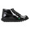KicKers (UK 7) Kickers Kick Hi W Core Black Patent Boots 2