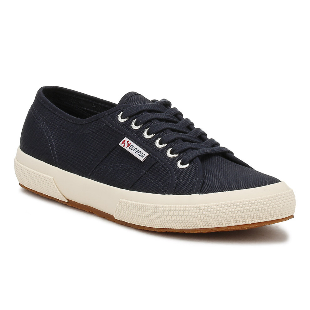 (UK 9.5) Superga Navy 2750 Cotu Trainers - UK 9.5