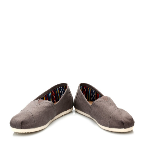 Toms (UK 3) TOMS Womens Ash Canvas Classic Espadrilles 1