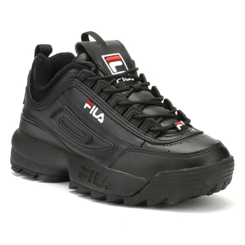 Womens red shop fila trainers