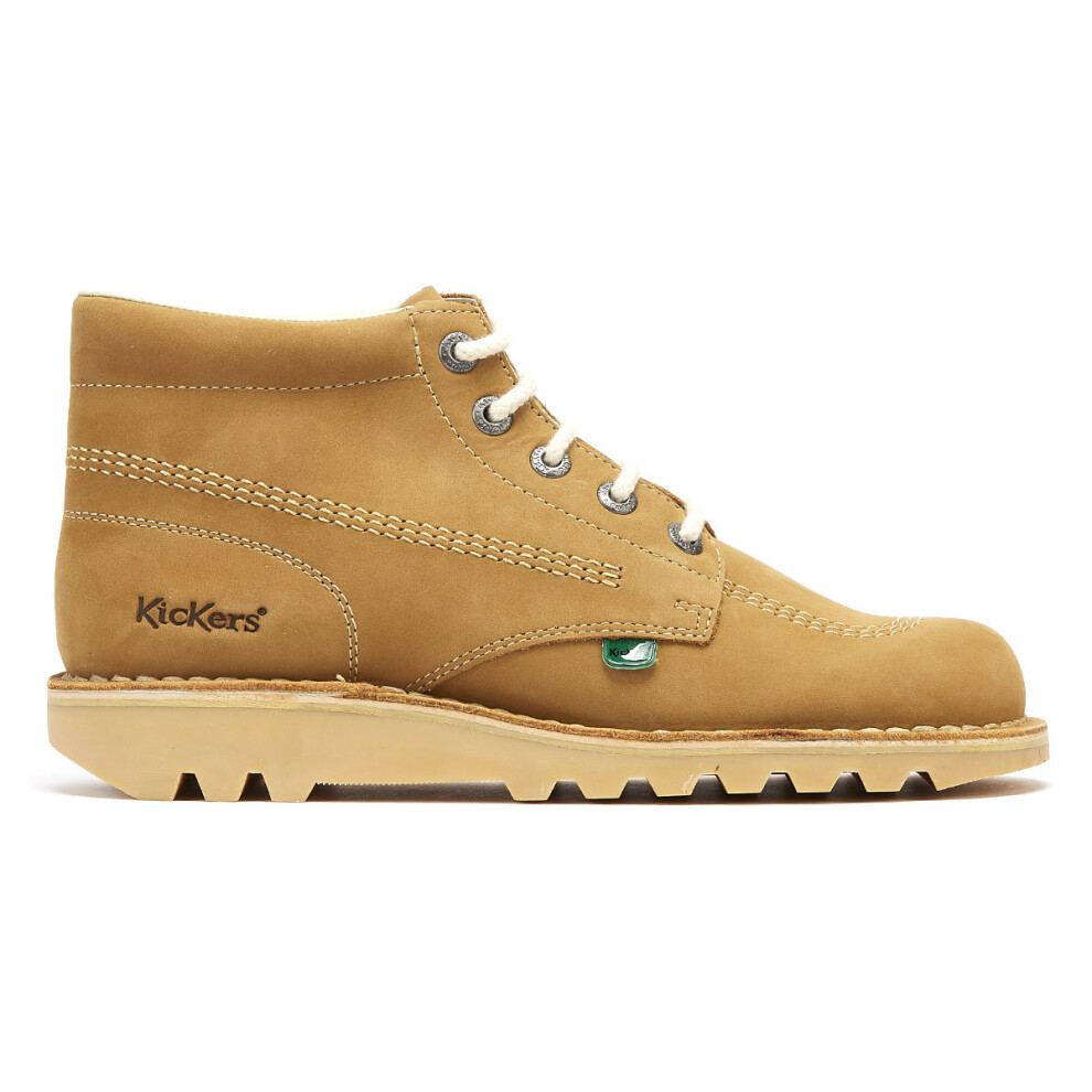 (UK 11) Kickers Kick Hi Mens Tan Nubuck Boots