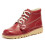 KicKers (UK 10) Kickers Kick Hi Mens Red Leather Boots 4
