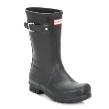 (UK 6) Hunter Original Mens Black Short Wellington Boots
