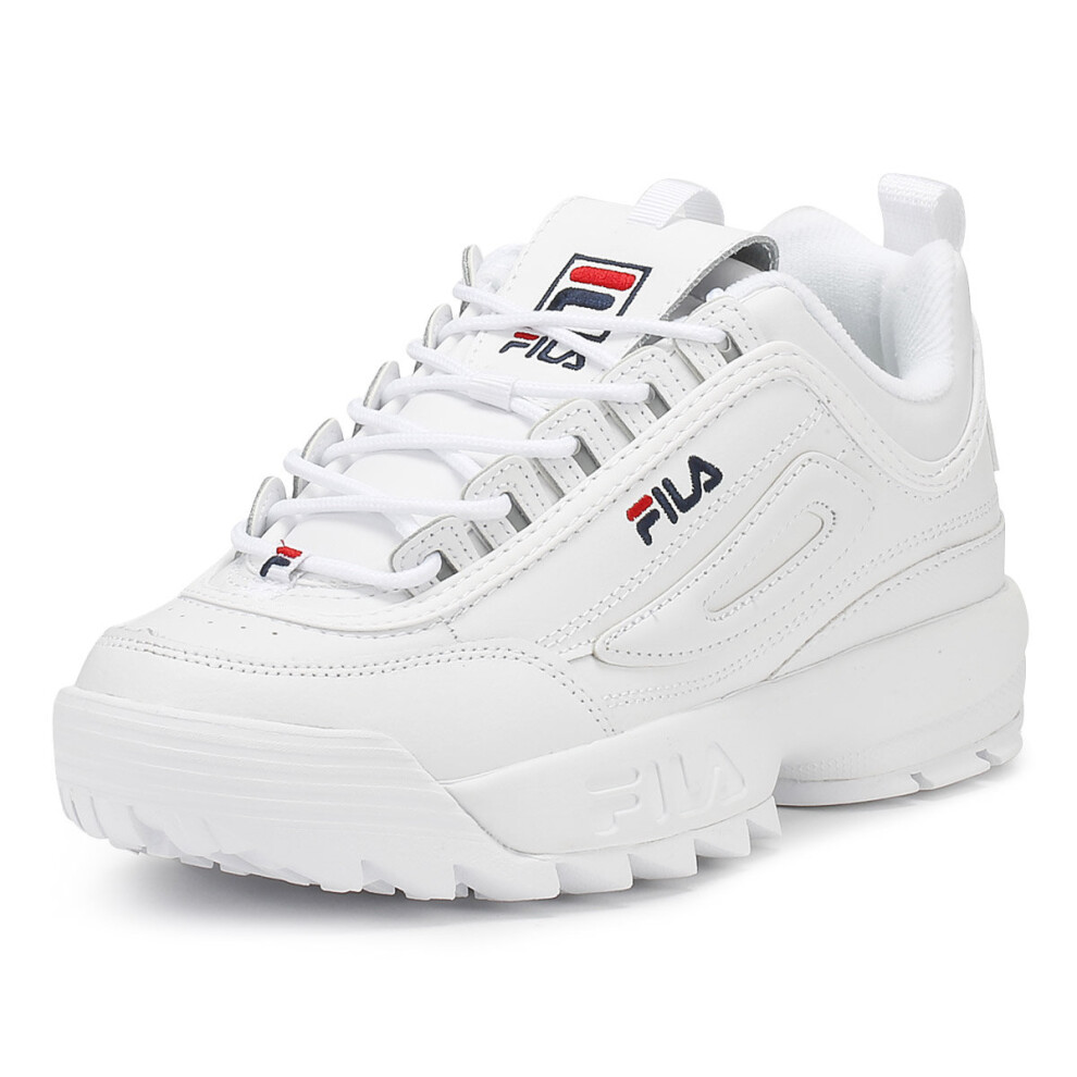 White trainers sales fila