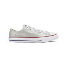 (UK 10 Infant) Converse Chuck Taylor All Star Junior Mouse Grey Ox Trainers