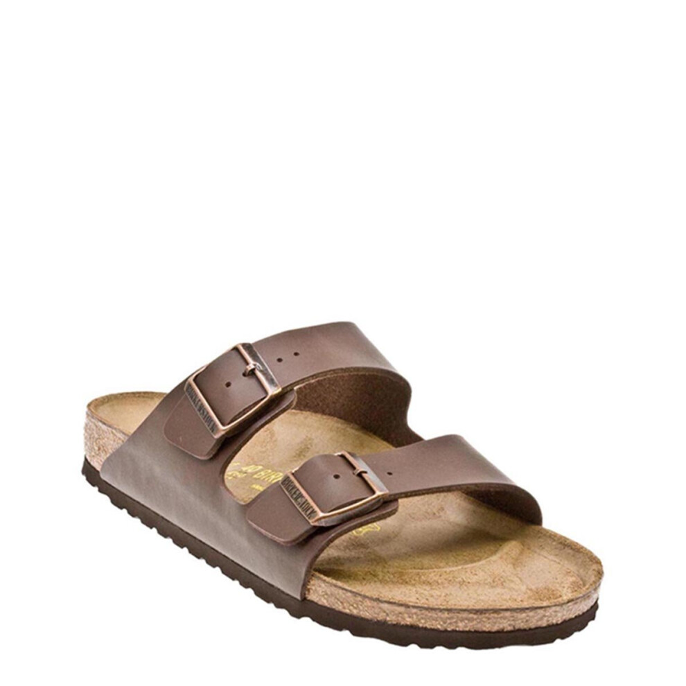 (UK 10.5 / EU 45) Birkenstock Arizona Birko-Flor 051701 Mens Womens Brown Sandals