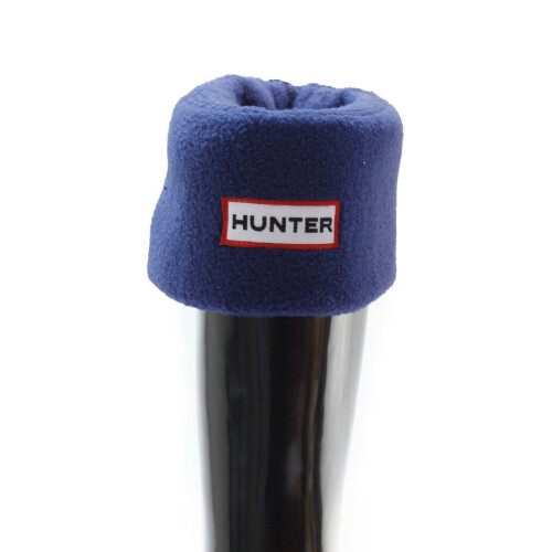 Hunter (Large) Hunter Kids Navy Fleece Welly Socks 2