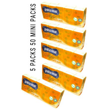 50 MINI PACKS OF 10 PALOMA POCKET TISSUES EACH 3 PLY SUPER SOFT WIPES TRAVEL HANDBAG SCHOOL
