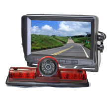 Vardsafe Brake Light Rear View Backup Camera 7" Monitor Kit For Nissan NV 1500 2500 3500