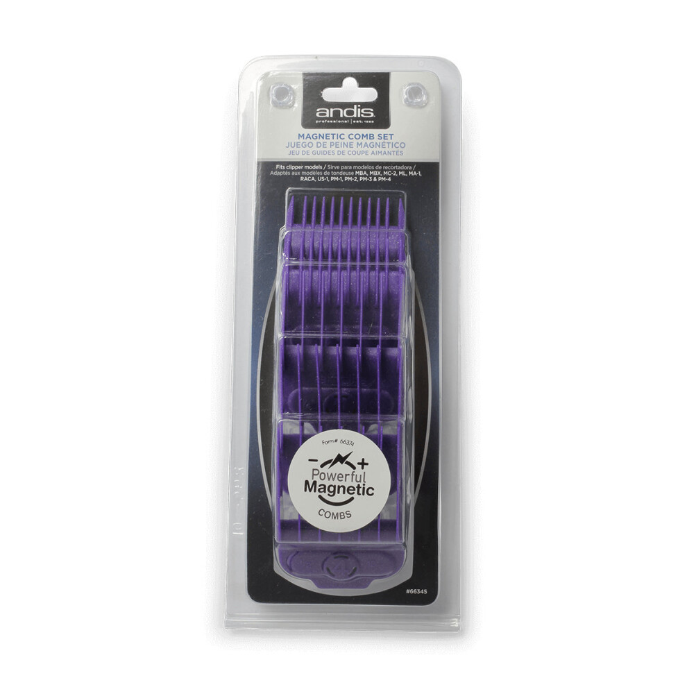 Andis Magnetic Comb Set 5 pack 1.5mm - 13mm #66345