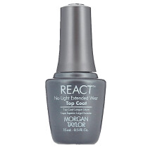 Morgan Taylor React No Light Extended Wear Top Coat 15ml