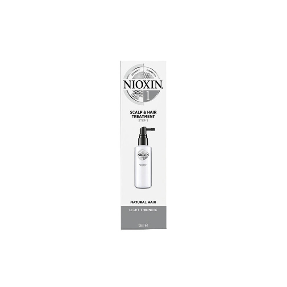 Nioxin System 1 Scalp & Hair Treatment for Natural Hair with Light Thinning 100ml