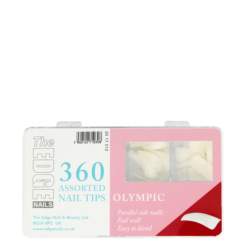 The Edge Nails Olympic Assorted Nail Tips (360 Pack)