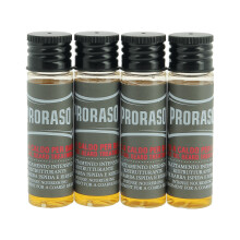 Heißes reparierendes Öl - Proraso - Holz &amp; Gewürze - Vegan - 4x17ml - Für einen gesunden Bart