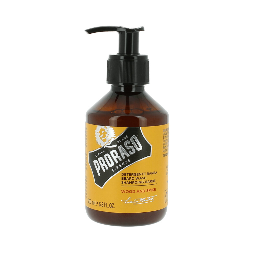 Proraso Italian Wood and Spice Beard Wash 200ml