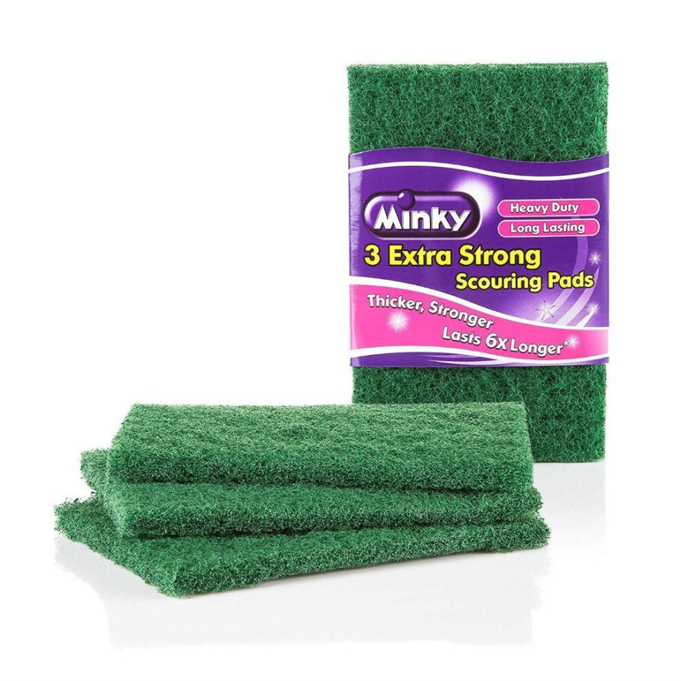 Minky Heavy Duty 3 Scouring Pads.