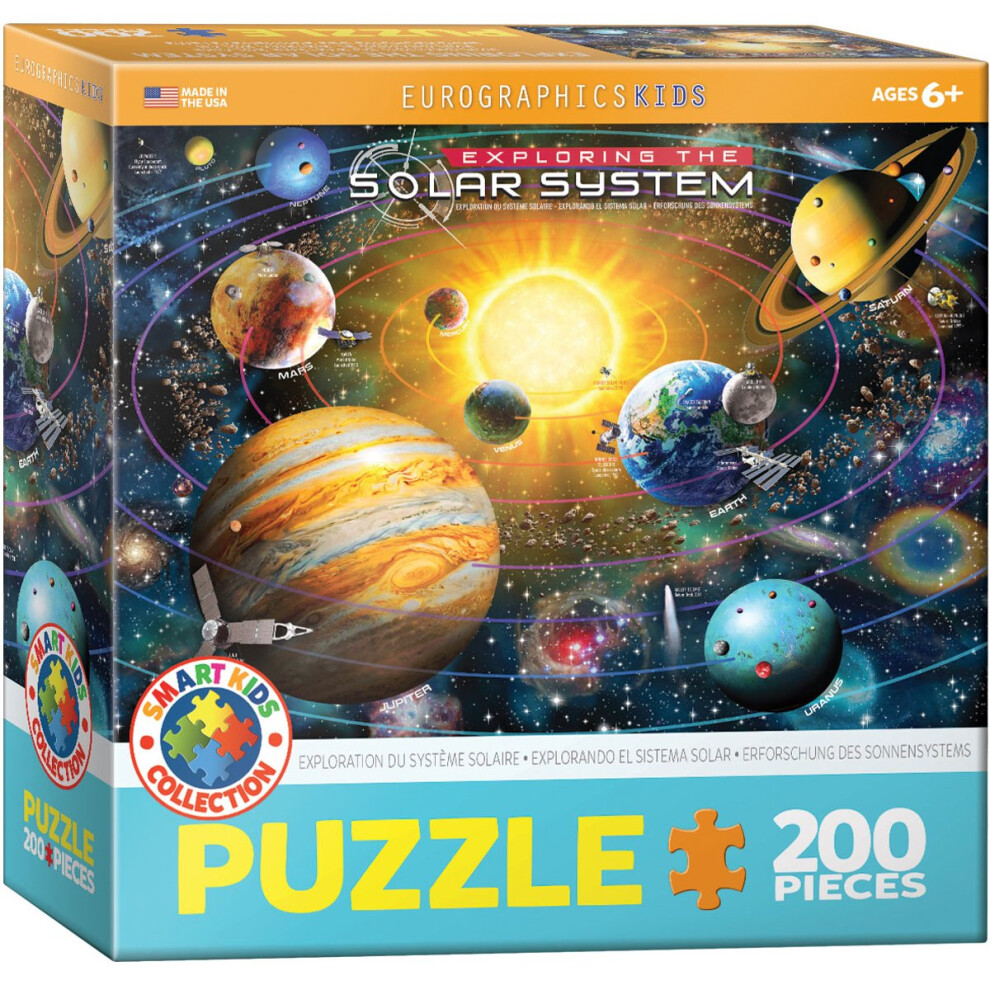 Photos - Jigsaw Puzzle / Mosaic Eurographics EG62005486 -  Puzzle 200 Pc - Exploring the Solar System 6200-5486 
