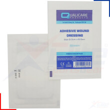 (8cm x 6cm) Qualicare Adhesive Wound Dressings