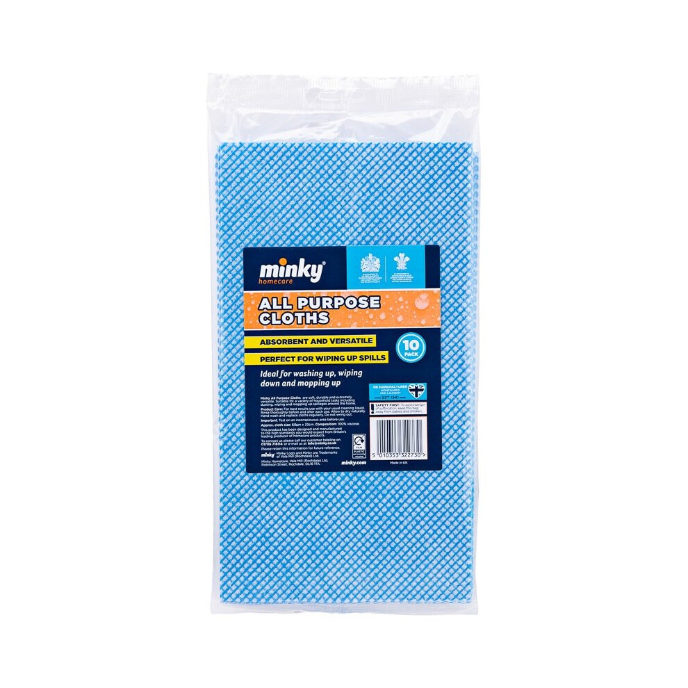 Minky All Purpose Cloths 10pk