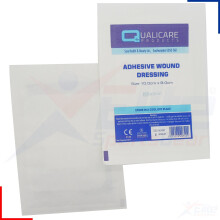 (10cm x 8m) Qualicare Adhesive Wound Dressings