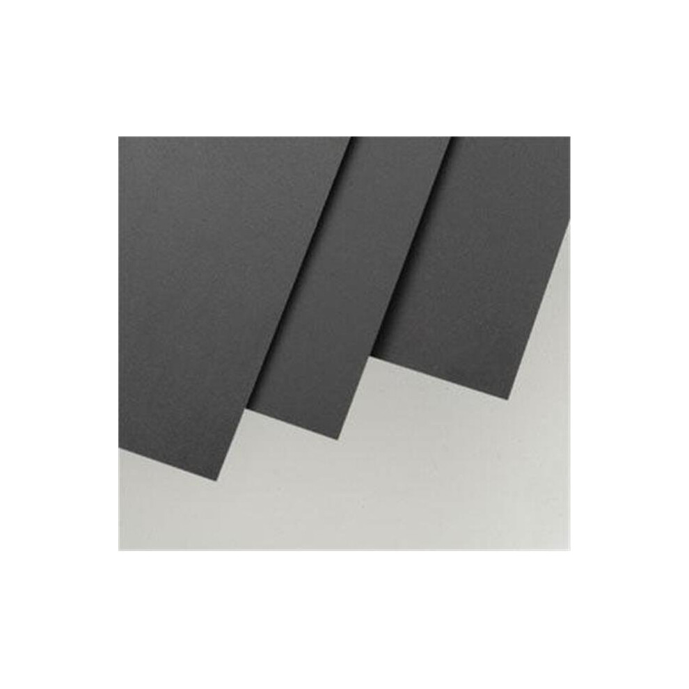 EverGreen EVG9511 0.01 in. - 6 x 12 in. Black Sheet Strene Railroad Scratch Building Supply, Black - Pack of 4