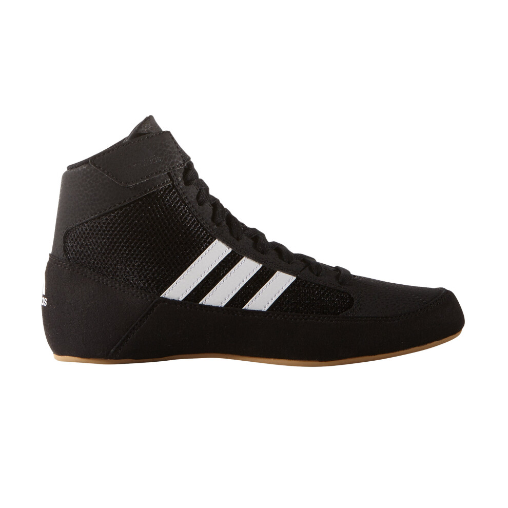 Adidas (Black, Uk 11.5) Havoc Kids Junior Wrestling Trainer Shoe Boot Black