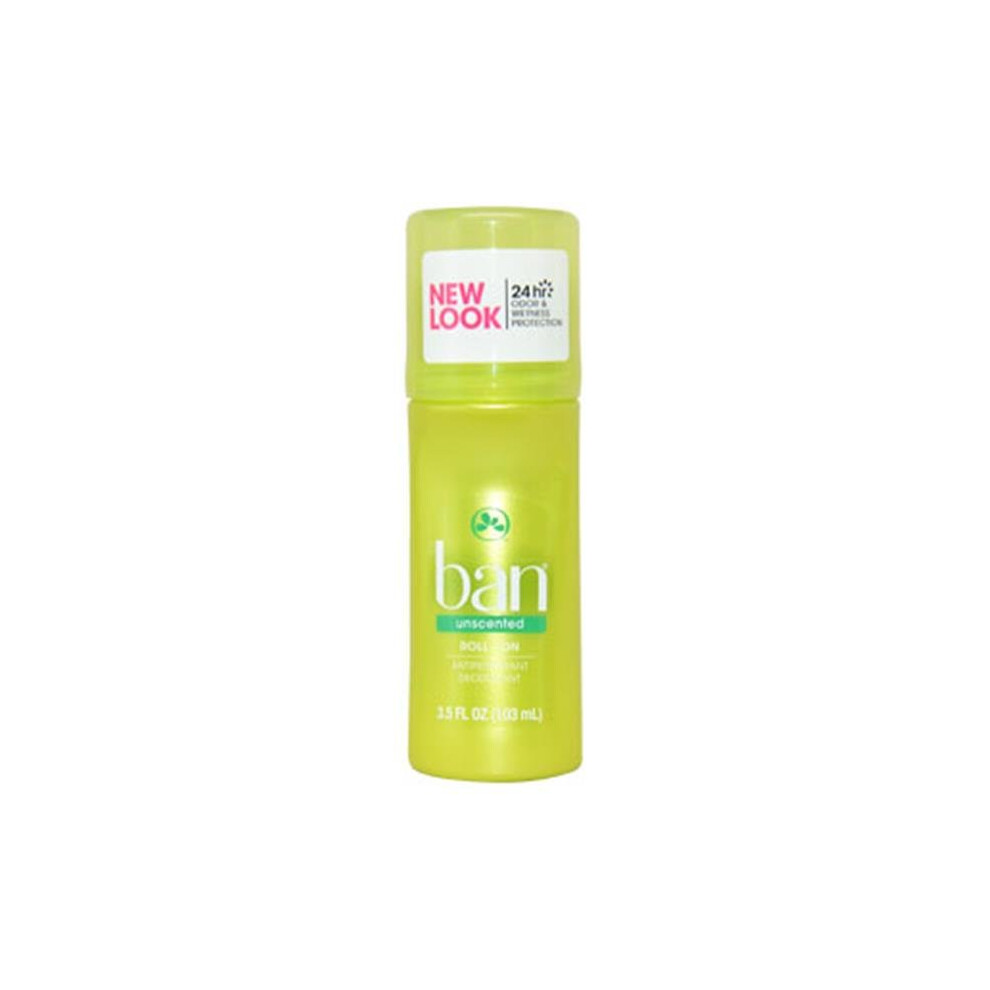Ban U-Bb-1369 Unscented Original Roll-On Antiperspirant Deodorant - 3.5 Oz - Deodorant