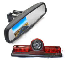 Vardsafe Reverse Backup Camera & Replacement Mirror Monitor For Nissan NV1500 2500 3500