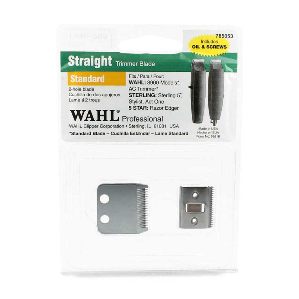 Wahl 1046-500 Standard Straight Trimmer Blade Set