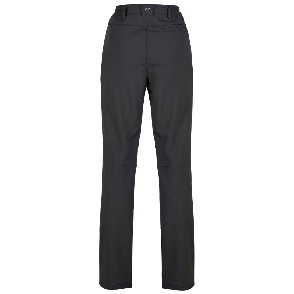 (10L, Black) Regatta Great Outdoors Womens/Ladies Fenton Softshell Walking Trousers