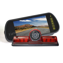 Vardsafe Brake Light Rear View Parking Backup Camera Mirror Monitor kit For Nissan NV 1500 2500 3500