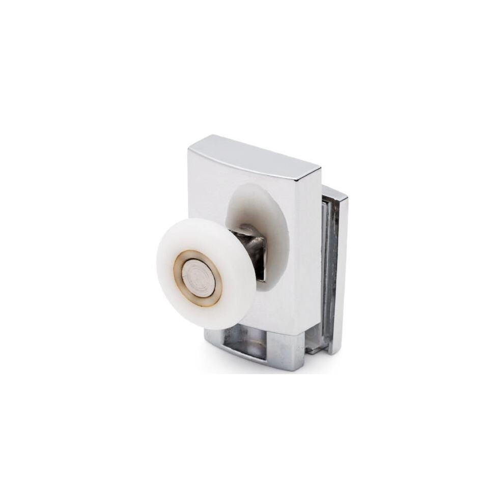 (23Mm) 2 X Single Bottom Zinc Alloy Shower Door Rollers /Runners/Wheel Diameter 23Mm Or 25Mm L070 5060363611263