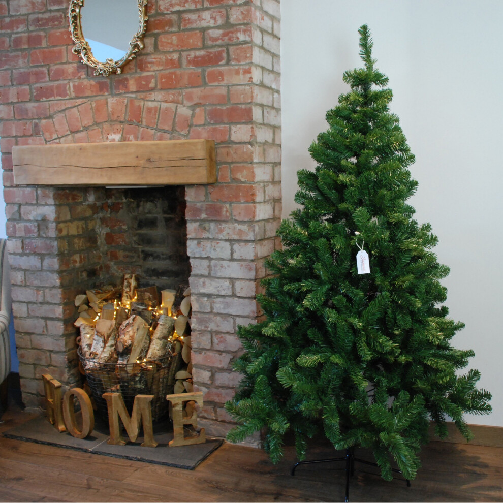 Samuel Alexander 6Ft (180Cm) Luxury Christmas Tree 525 Tips 115Cm Wide Green