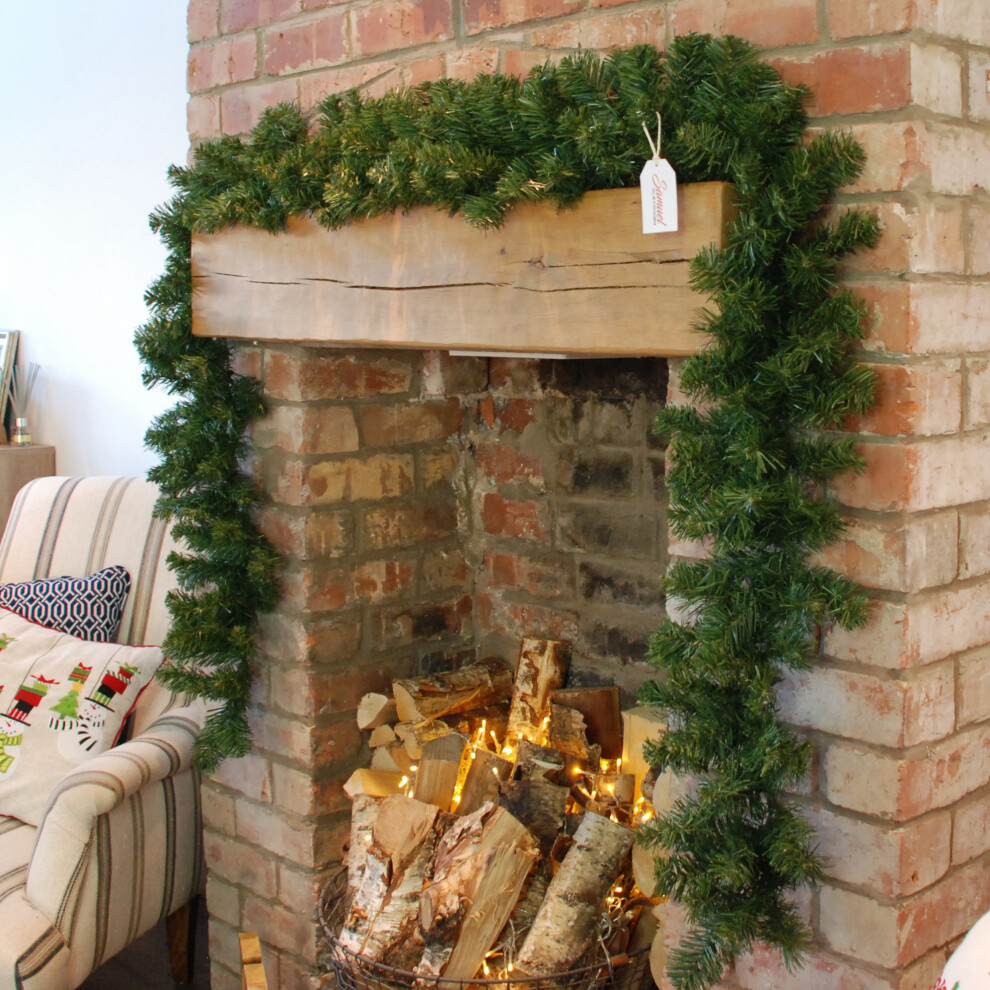Samuel Alexander 270Cm (9Ft) X 30Cm Pine Christmas Garland Decoration Extra Full