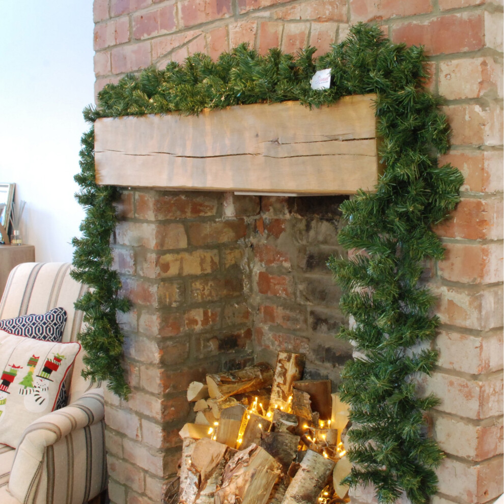 Samuel Alexander 270Cm (9Ft) X 25Cm Pine Christmas Garland Decoration Green