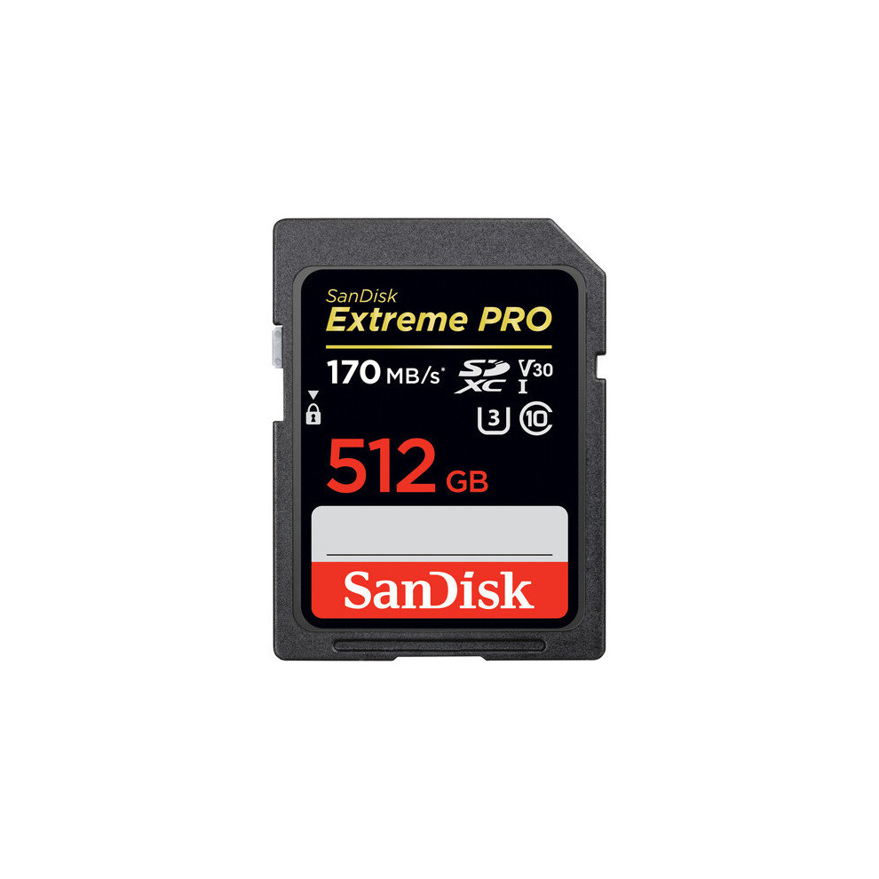 SanDisk 512GB Extreme PRO UHS-I SDXC Memory SDSDXXY-512G-ANCIN