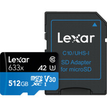Lexar 512GB High-Performance 633x UHS-I LSDMI512BBNL633A B&H