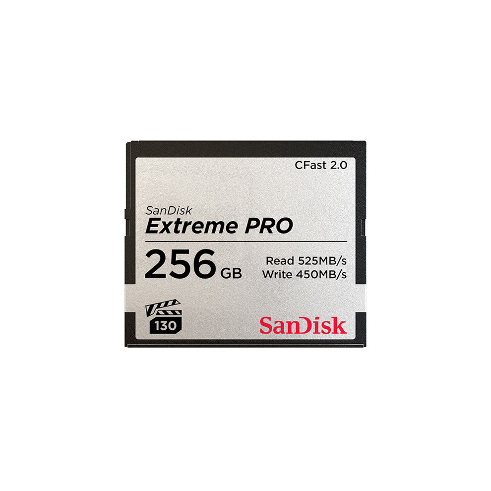 SanDisk 256GB Extreme PRO CFast 2.0 Memory Card SDCFSP-256G-A46D