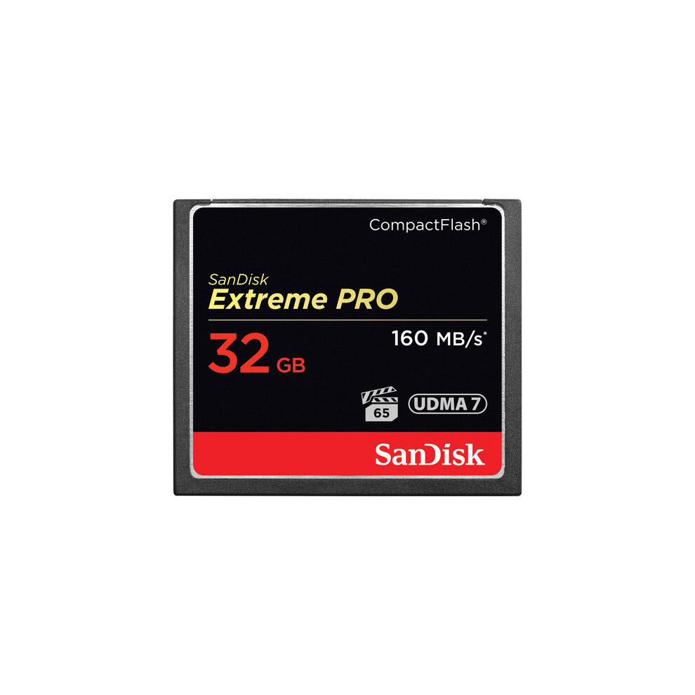 SanDisk Flash Memory Card, 32GB Extreme Pro CompactFlash Memory Card (160MB/s) B&H