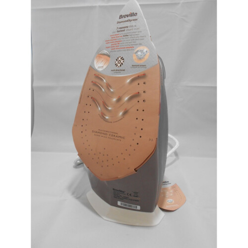 Breville Breville DiamondXpress VIN401 3100 Watt Iron -White / Rose Gold 2