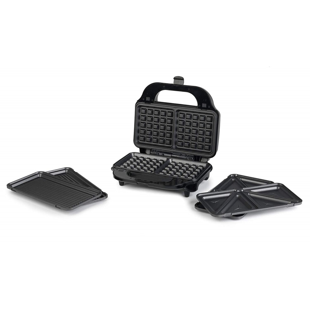 Salter 3 in 1 Deep Fill Panini & Waffle Maker 900w